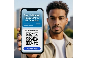 Best Unlimited Data eSIM for UK Travelers