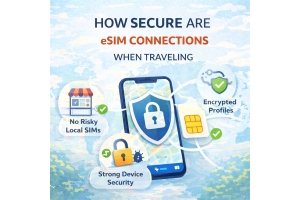 How Secure Are eSIM Connections When Traveling
