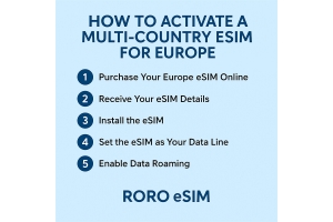 How to Activate a Multi-Country eSIM for Europe