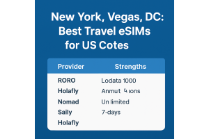 New York, Vegas, DC: Best Travel eSIMs for US Cities