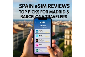 Spain eSIM Reviews: Top Picks for Madrid and Barcelona Travelers