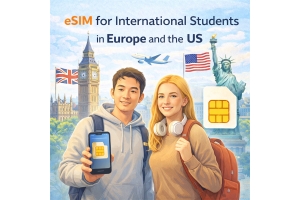 eSIM for International Students in Europe and the US