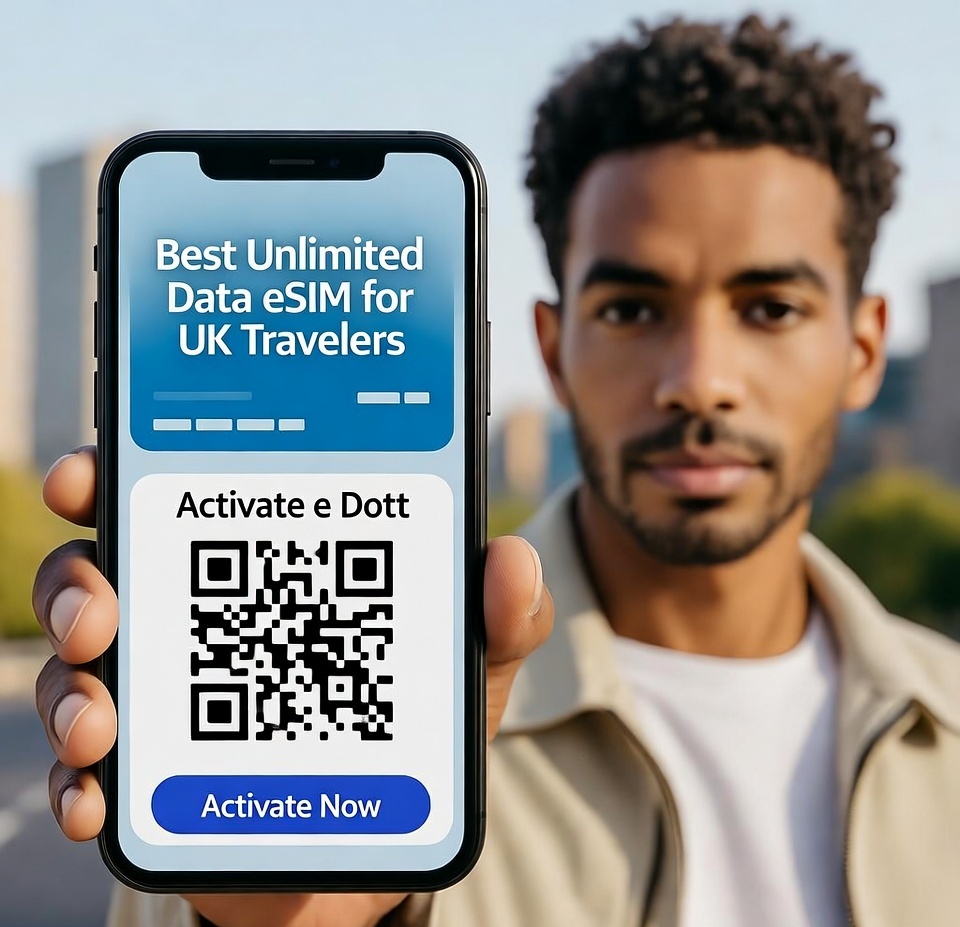 Best Unlimited Data eSIM for UK Travelers