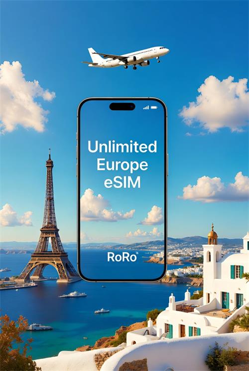 Best Unlimited Europe eSIM for Summer Vacations