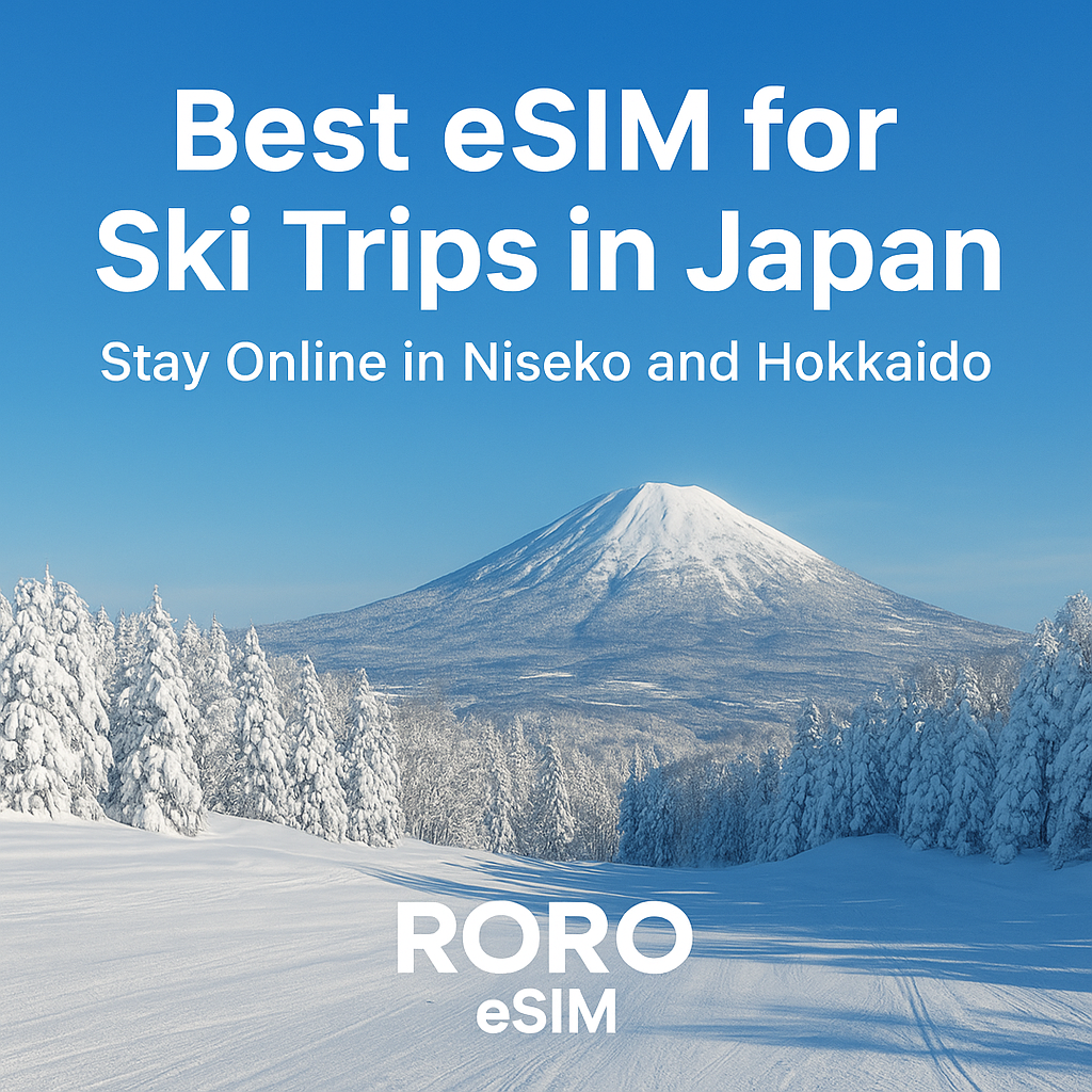 Best eSIM for Ski Trips in Japan – Stay Online in Niseko and Hokkaido