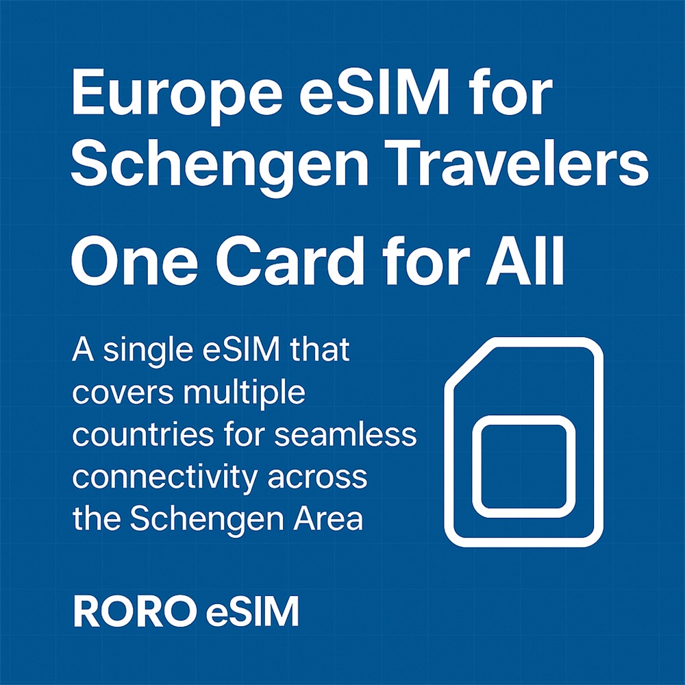 Europe eSIM for Schengen Travelers – One Card for All