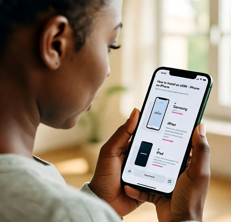 How to Install an eSIM on iPhone, Samsung, and iPad