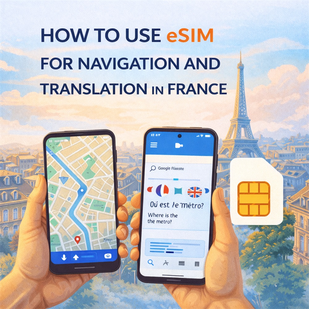 How to Use eSIM for Navigation and Translation in France