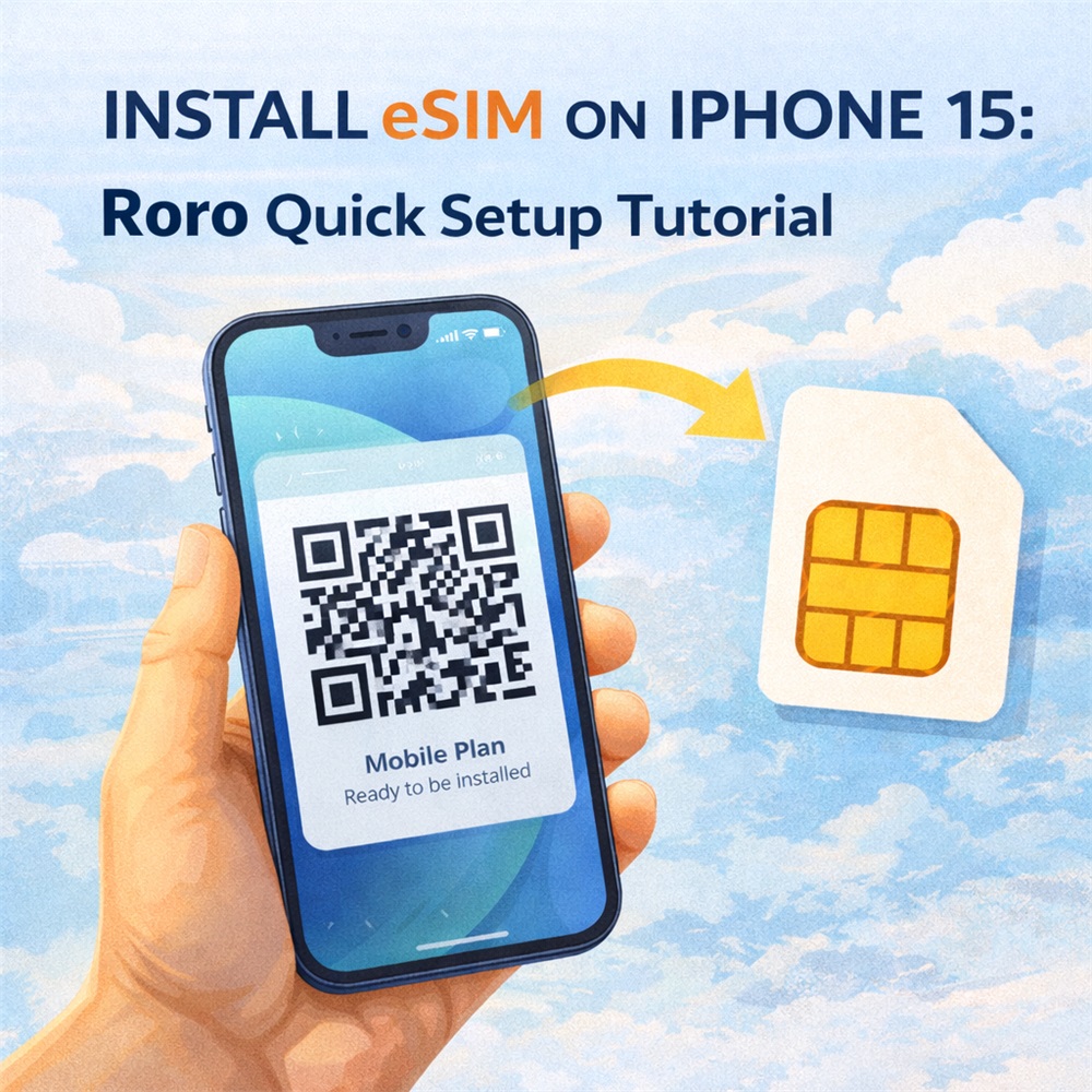 Install eSIM on iPhone 15: Roro Quick Setup Tutorial