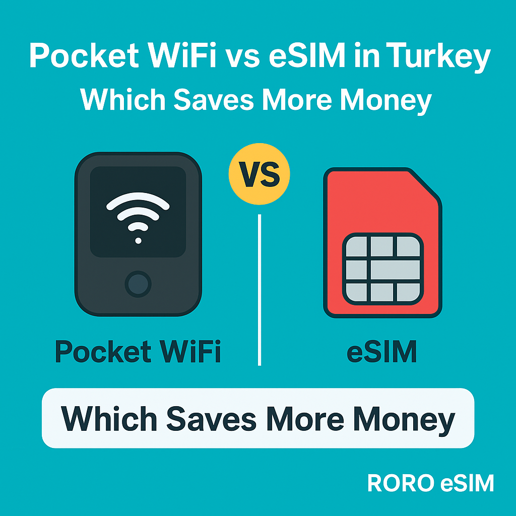 Pocket WiFi vs eSIM in Turkey – Which Saves More Money