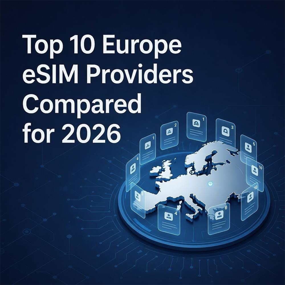 Top 10 Europe eSIM Providers Compared for 2026