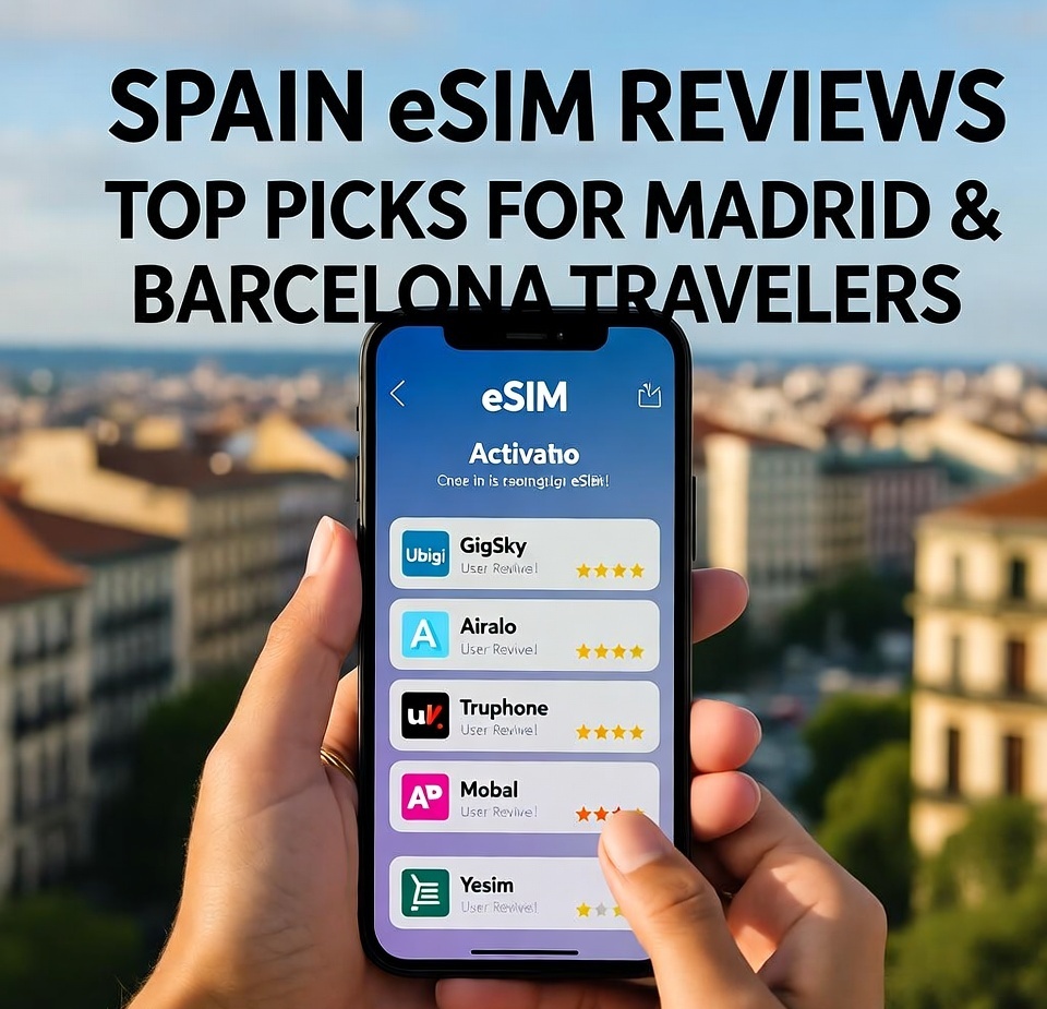 Spain eSIM Reviews: Top Picks for Madrid and Barcelona Travelers