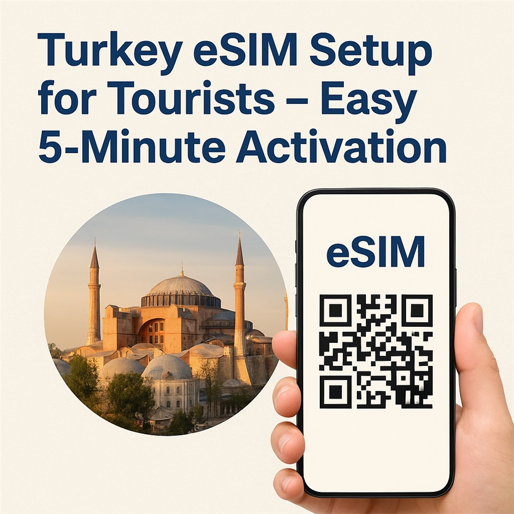 Turkey eSIM Setup for Tourists – Easy 5-Minute Activation