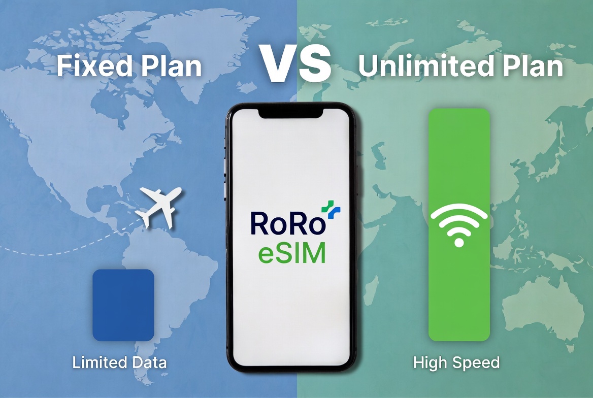 What Is the Difference Between Fixed and Unlimited eSIM Plans?