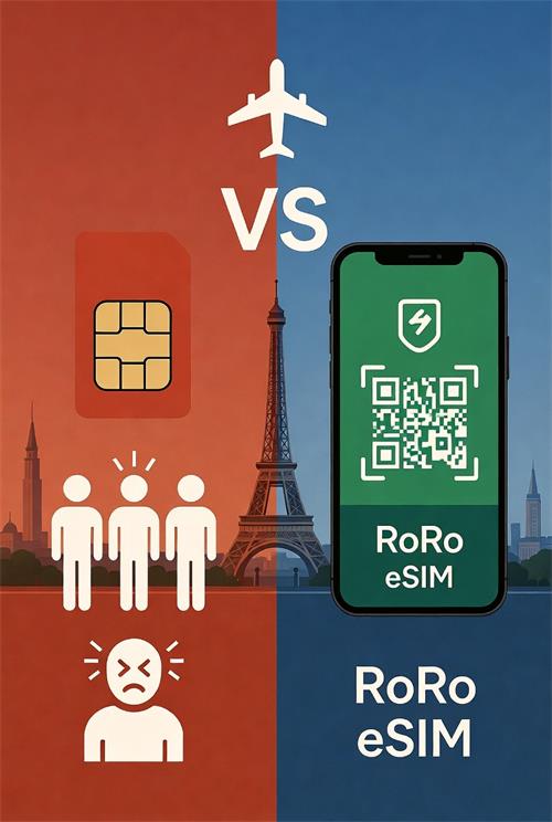 France eSIM vs SIM Card – Which Is More Convenient?