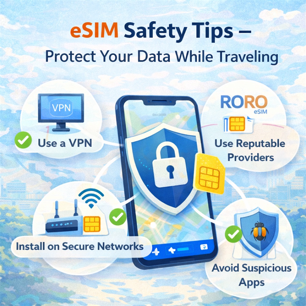 eSIM Safety Tips – Protect Your Data While Traveling